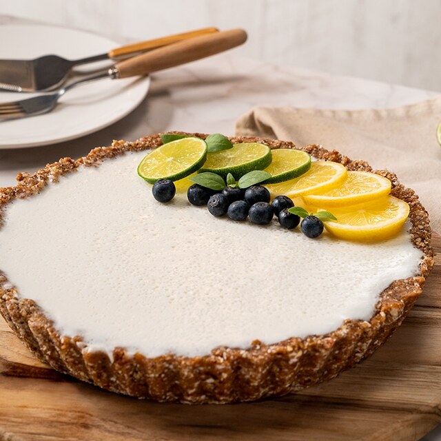 Pie de limón saludable